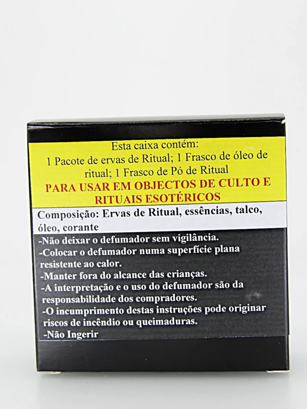 neste caso têm como intenção 'Desmanchar feitiços' de quem o faça.