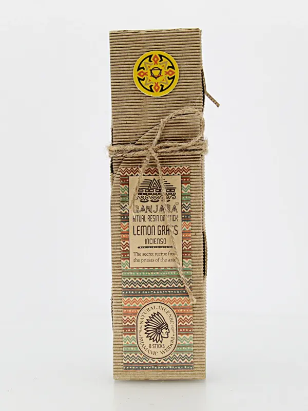 O incenso Banjara é originário da Índia e produzido artesanalmente por artesãos da comunidade tribal Banjara
