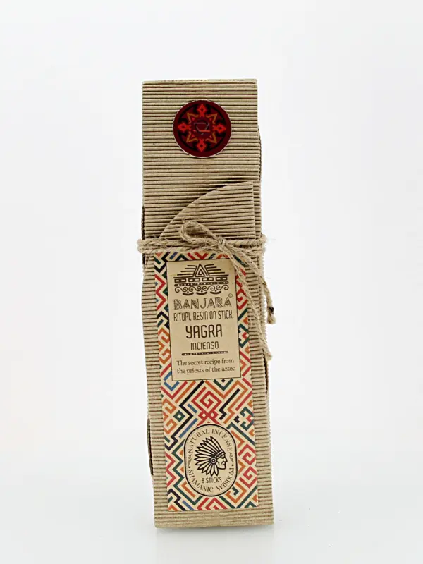 O incenso Banjara é originário da Índia e produzido artesanalmente por artesãos da comunidade tribal Banjara