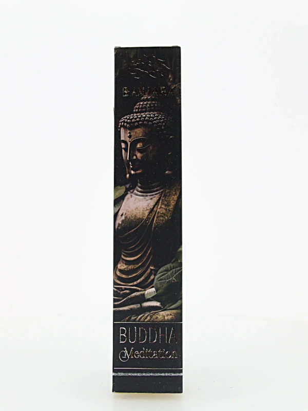 O incenso Banjara Buda é originário da Índia e produzido artesanalmente por artesãos da comunidade tribal Banjara