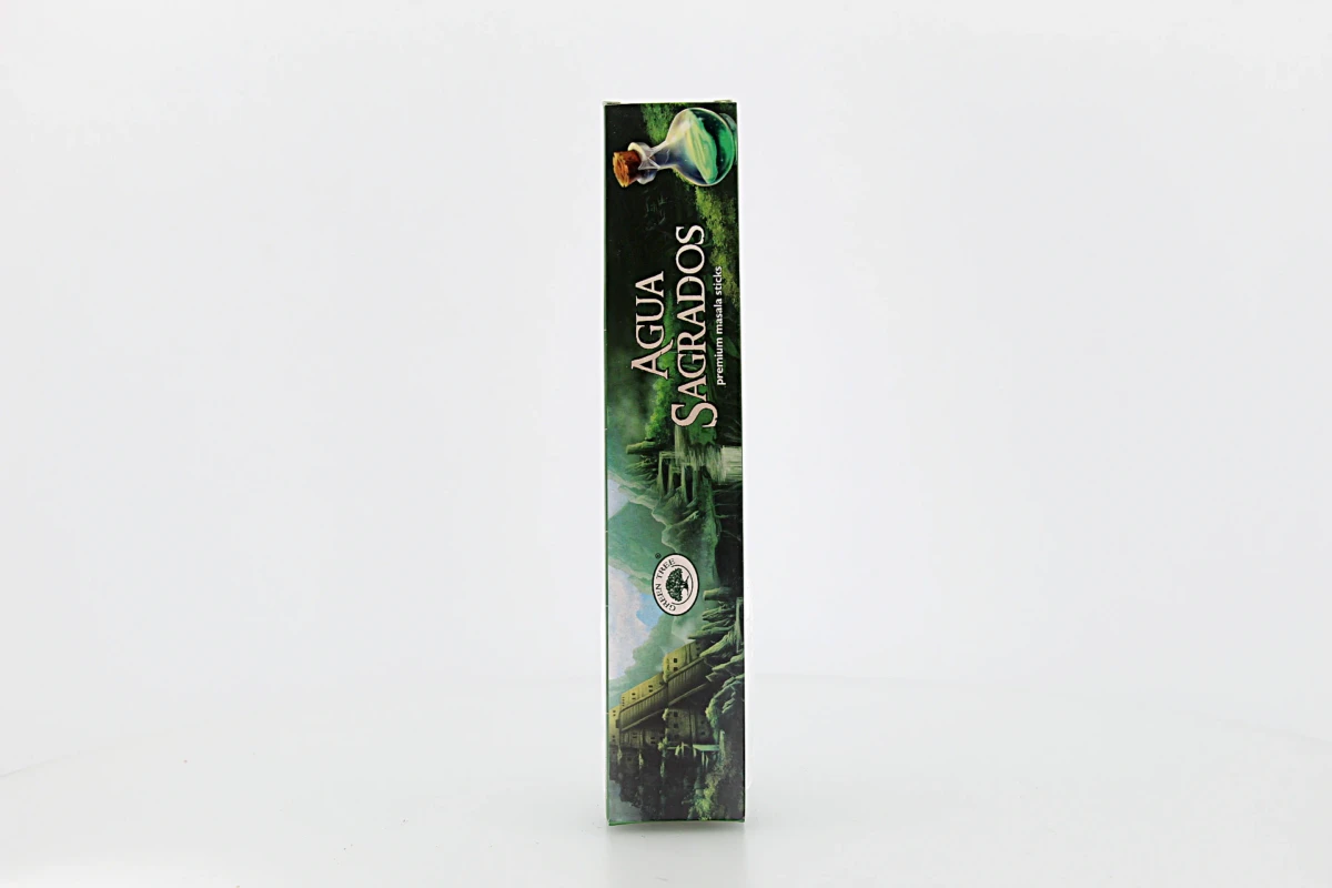 O incenso Green Tree Águas Sagradas é originário da Índia e produzido com ingredientes 100% naturais.