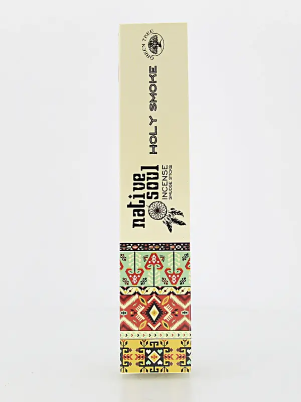 O incenso Green Tree Native Soul Holy Smoke vem da Índia e é 100% natural. A sua fragrância envolvente é tradicionalmente associada à purificação e renovação energética