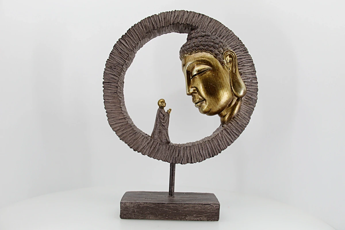 Esta imagem de Buda simboliza a gratidão