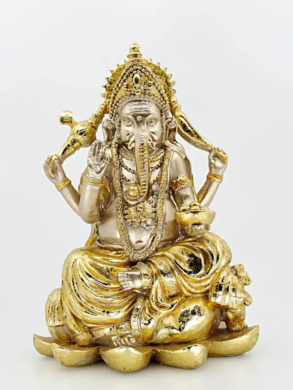 Ganesha une espiritualidade e elegância na decoração.