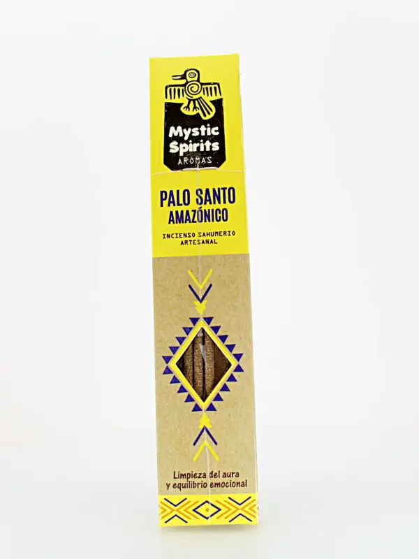 O incenso Mystic Spirits Pau Santo é elaborado com madeiras sagradas
