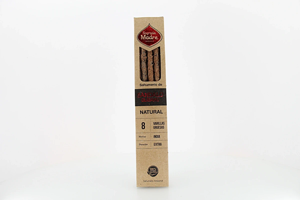 Incenso Natural de Olíbano e Sândalo Mediterrâneo é elaborado com ingredientes naturais
