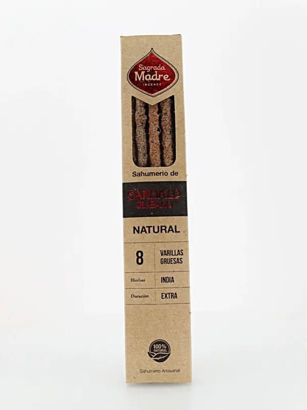 Incenso Natural de Olíbano e Sândalo Mediterrâneo é elaborado com ingredientes naturais