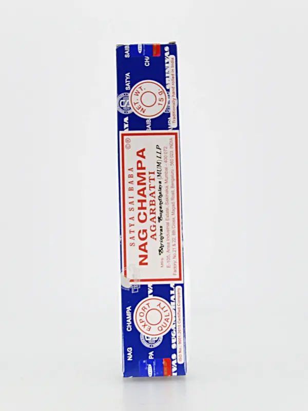 O incenso Nag Champa Azul é elaborado com base em madeiras sagradas