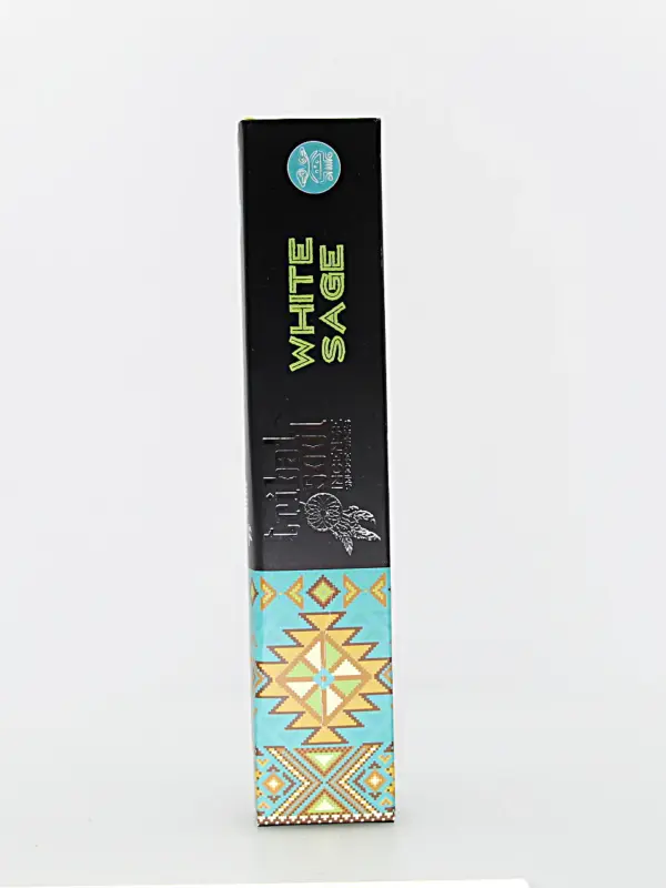 O incenso Tribal Soul Sálvia Branca é elaborado com ingredientes naturais