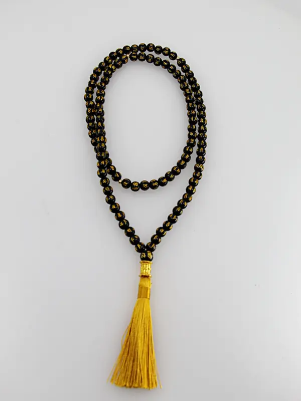 Um japamala é um cordão de contas utilizado na meditação