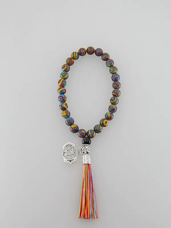 Um japamala é um cordão de contas utilizado na meditação