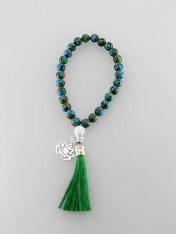Um japamala é um cordão de contas utilizado na meditação