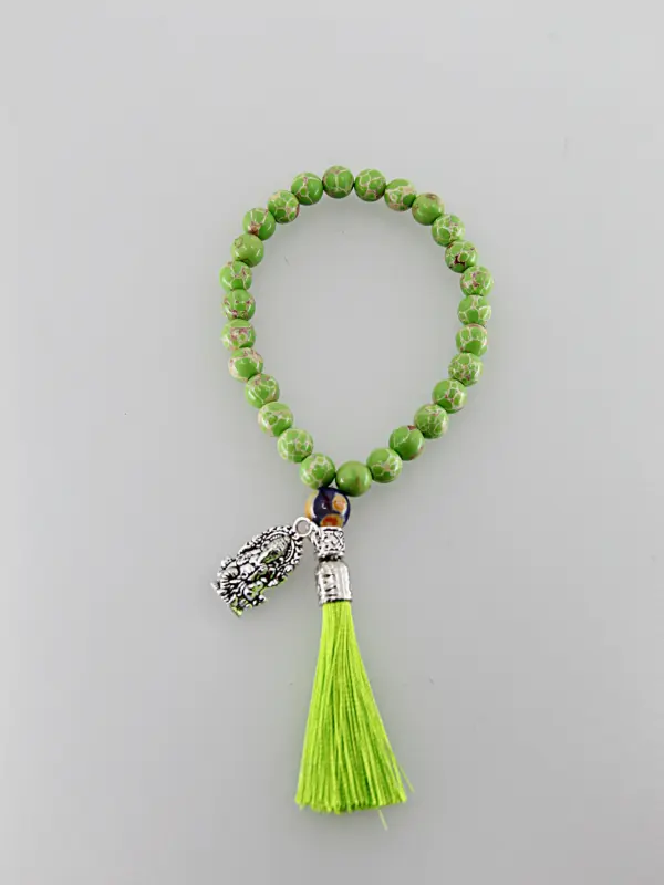 Um japamala é um cordão de contas utilizado na meditação
