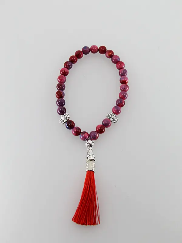 Um japamala é um cordão de contas utilizado na meditação