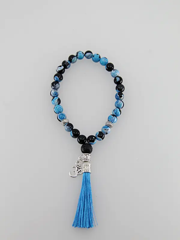 Um japamala é um cordão de contas utilizado na meditação